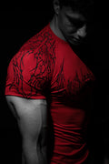 Crimson Red Compressıon t-shirt