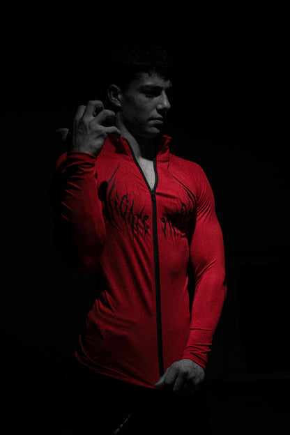 Crimson Mark Full zip-up Compressıon