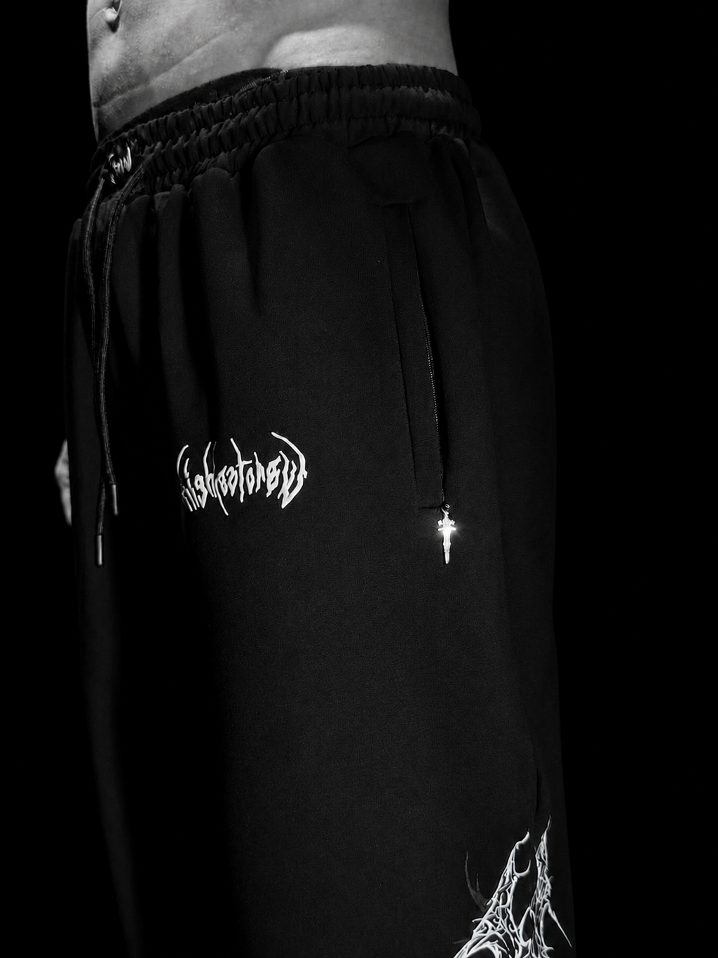 THE RETURN™ Void Mark Oversize Eşofman (Obsidyen)