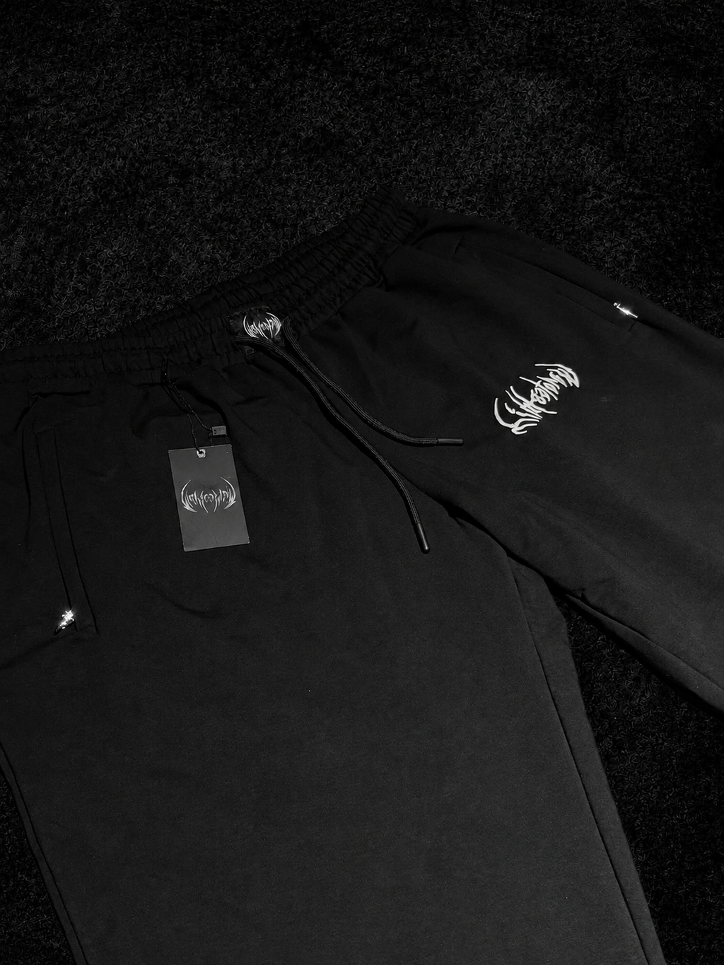 THE RETURN™ Void Mark Oversize Eşofman (Obsidyen)
