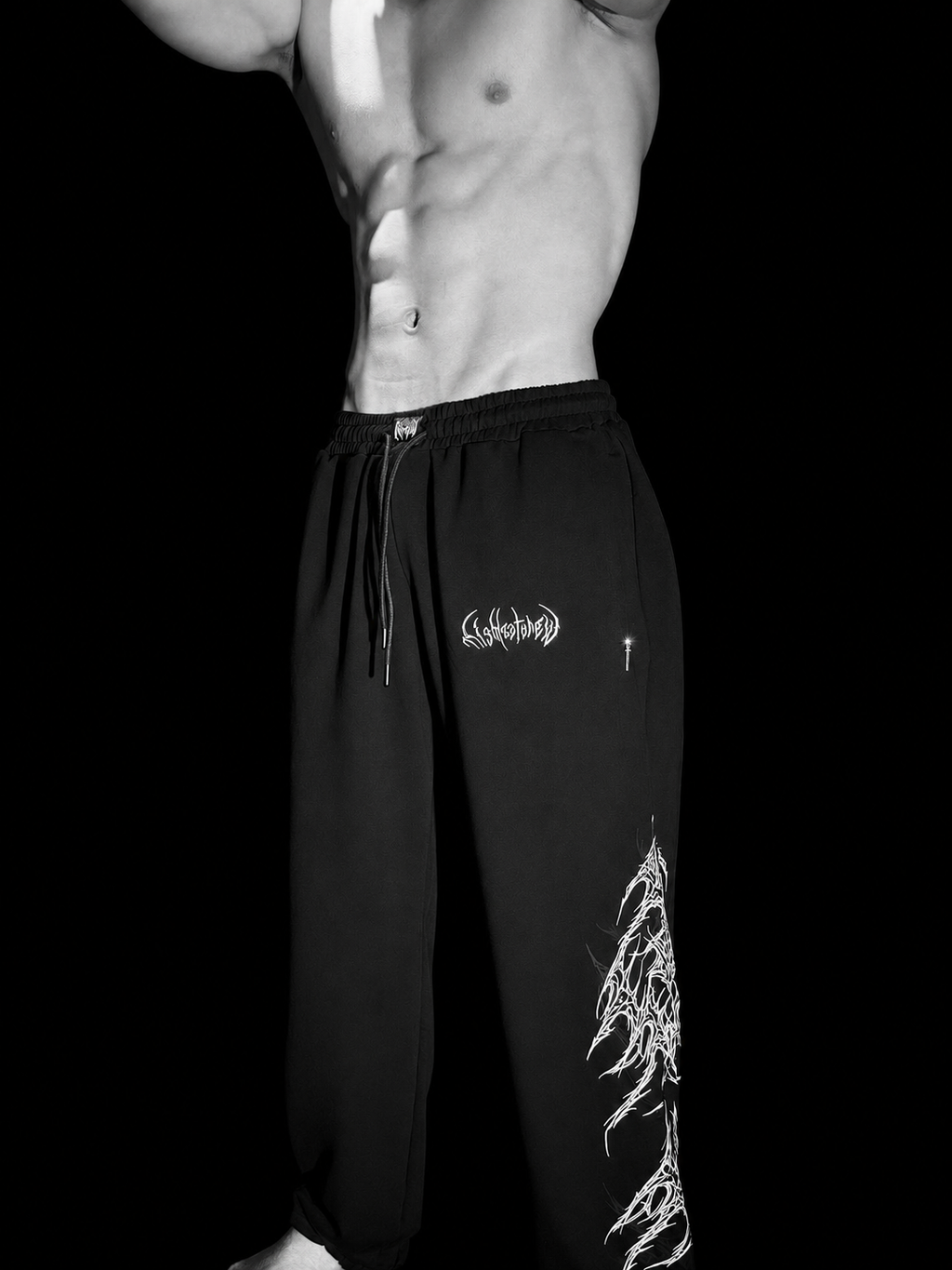 THE RETURN™ Void Mark Oversize Eşofman (Obsidyen)